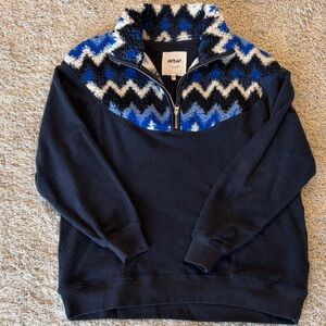 Aerie Oversized Chevron Sweatshirt